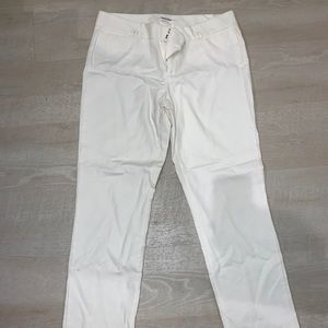 White Calvin Klein Dress Pants